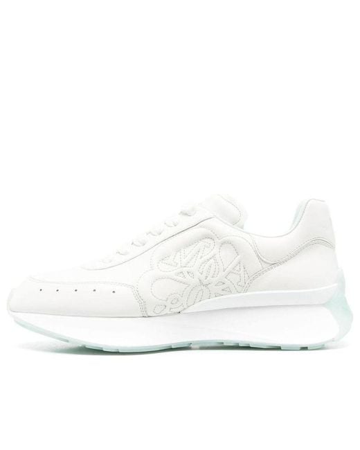 McQueen White Sprint Runner for men