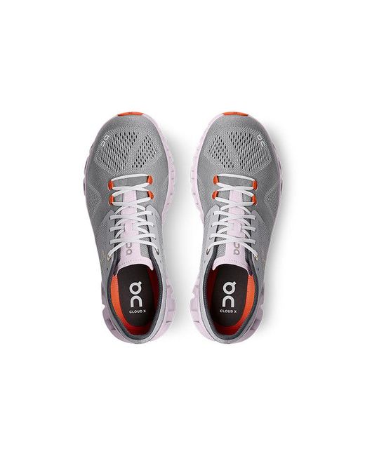 On Shoes Gray (Wmns) Cloud X 'Alloy Lily'
