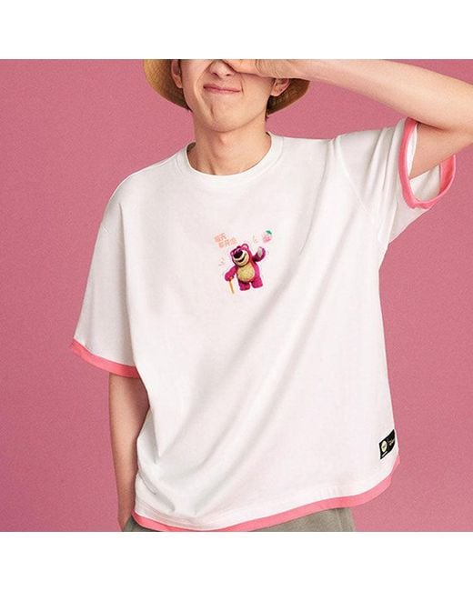 Adidas White Lotso T-Shirts for men