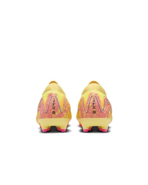 Nike Yellow X Kylian Mbappe Mercurial Vapor 16 Pro Ag 'Light Laser' for men