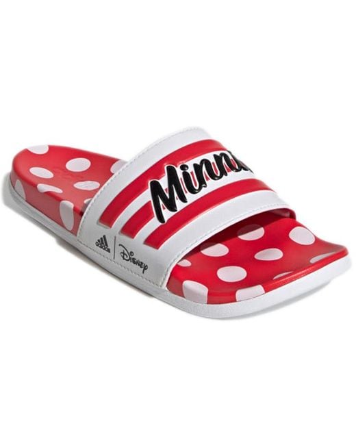 Adidas Red (Wmns) Disney X Adilette Comfort Slide 'Minnie Mouse'