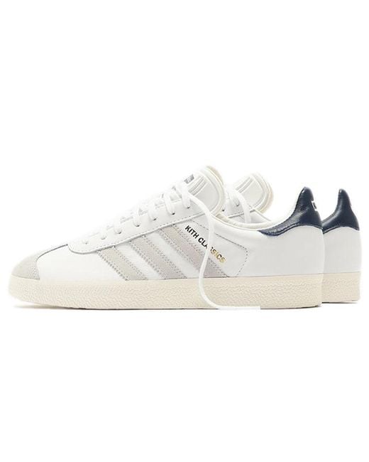 Adidas White X Kith Gazelle 'Classics Program' for men
