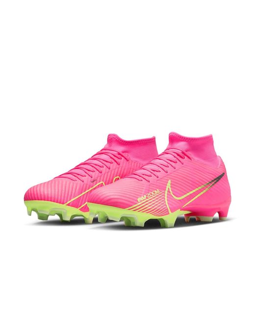 Nike Pink Mercurial Superfly 9 Academy Mg 'Luminous Pack' for men