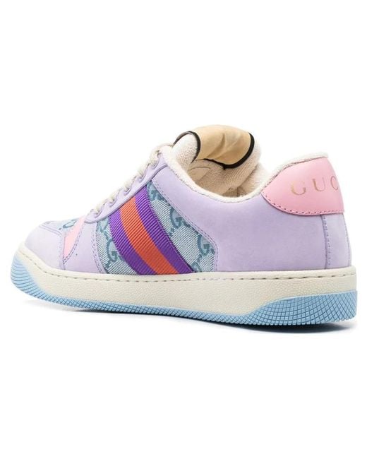 Gucci Blue (Wmns) Screener Gg Sneakers Multi'