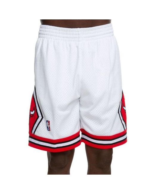 Mitchell & Ness Red Nba Swingman Shorts Chicago Bulls 1997-98 for men