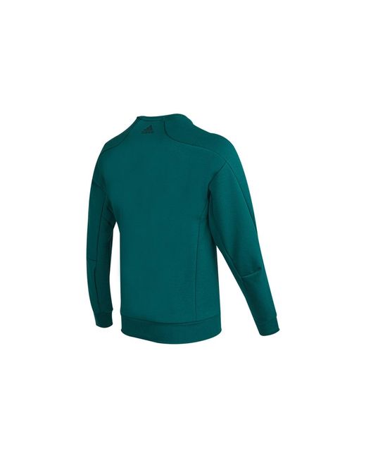 Adidas Green Th Eng Sweat Logo Printing Casual Sports Pullover Forest for men