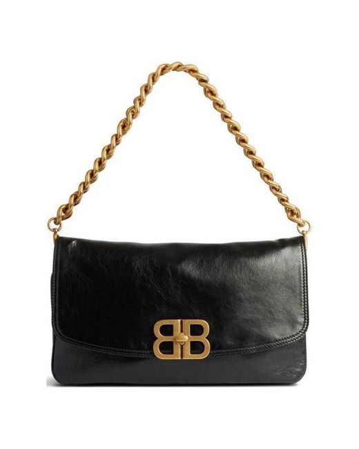 Balenciaga Black (Wmns) Bb Soft Medium Flap Bag