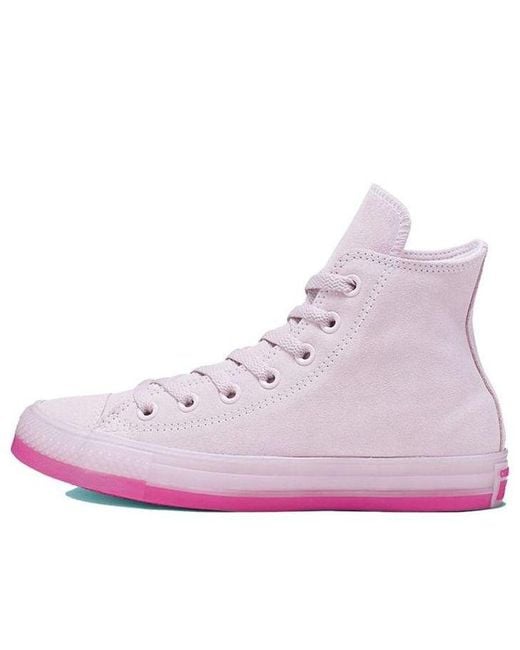 Converse Purple Interstellar Chuck Taylor All Star Jelly Bottom Suede for men