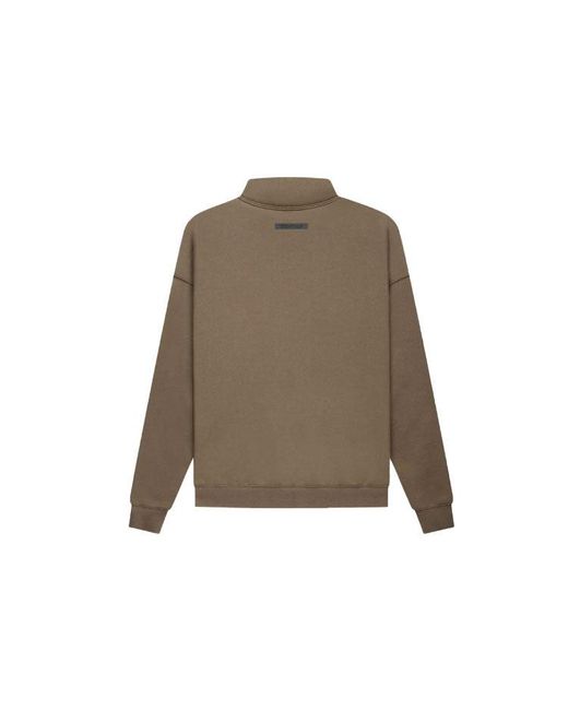 Fear Of God Green Fw21 Pullover Mock Neck Sweatshirt 'Harvest' for men