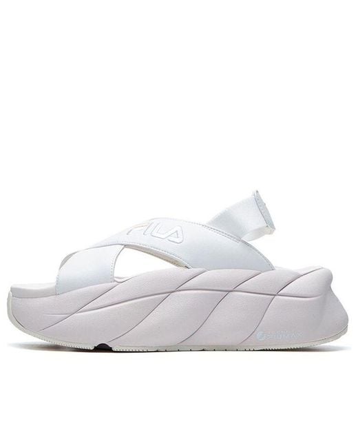Fila White (Wmns) Sports Sandals For