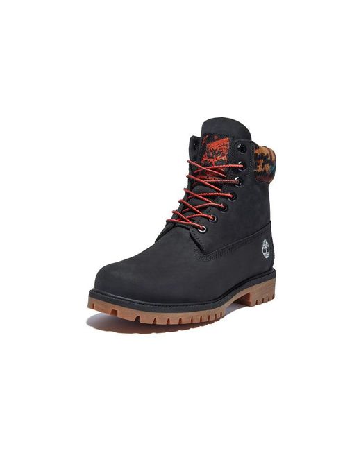 Timberland 6 Inch Premium Boot Nubuck With Camouflage Collar  display picture 2