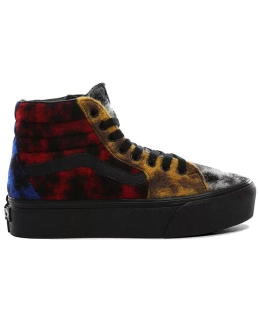 Vans Black Sk8-Hi Platform 2.0 'Mix Leopard' for men