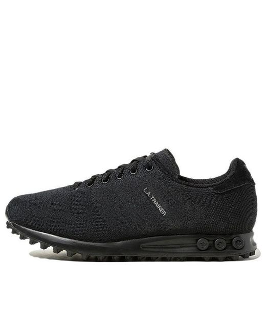Adidas Black La Trainer Weave 'Triple' for men