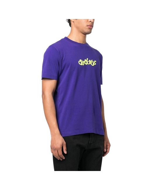 Off-White c/o Virgil Abloh Purple Opposite Arrow Slim T-Shirt for men