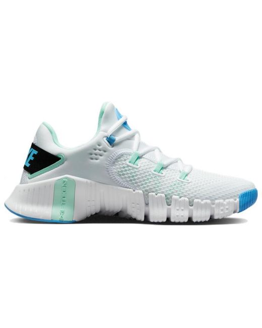 Nike Free 4 'white Mint Foam' in Blue | Lyst