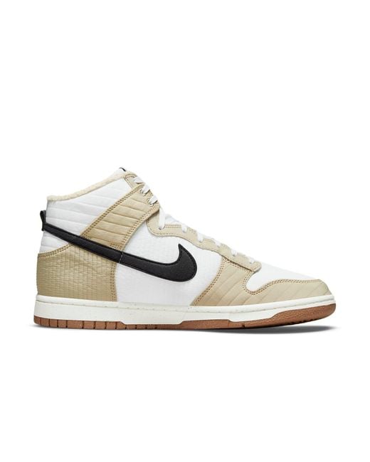 Nike White Dunk High Next Nature 'Toasty for men