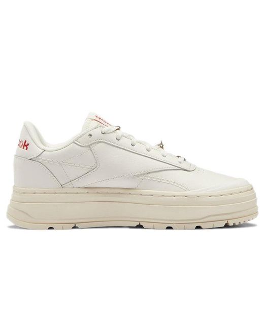 Reebok White (Wmns) Club C Double Geo 'Chalk Alabaster'