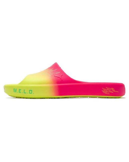 PUMA Pink Shibui Cat Slide X Rick And Morty X Lamelo Ball 'Adventures' for men