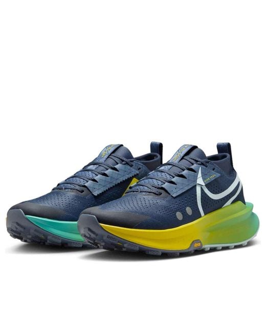 Nike Blue Zoomx Zegama 2 'Thunder Diffused Opti Glacier' for men
