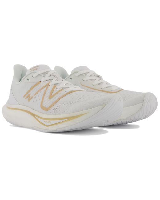 New Balance White (Wmns) Fuelcell Rebel V3 Metallic'