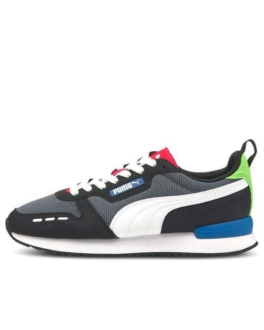PUMA Blue R78 Running Shoes Black/green/red for men
