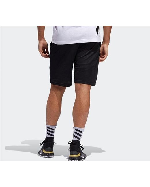 Adidas Black Spt 3S Short Basketball Shorts for men