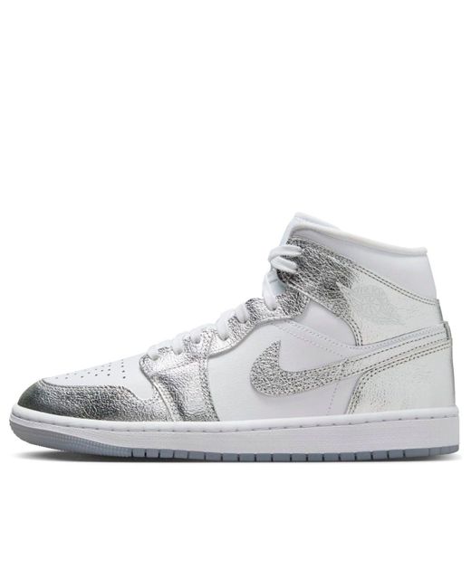 Nike Gray (Wmns) 1 Mid Se 'Metallic'