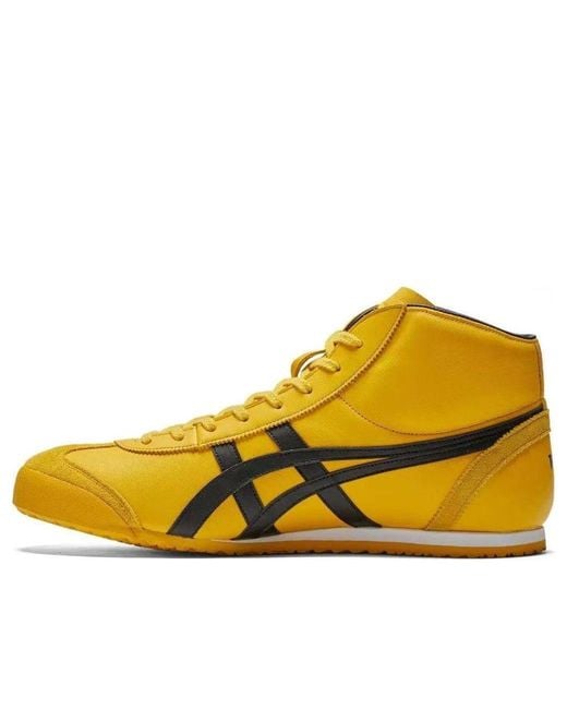 Onitsuka Tiger Yellow Mexico Mid Runner for men