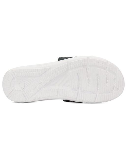 Under Armour Green Ignite 6 Graphic Strap Slide Cerise' for men