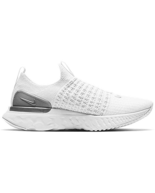 Nike White Phantom Run 2 Road Running Shoes