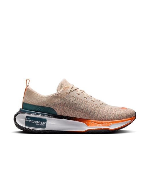 Nike Gray Zoomx Invincible Run Flyknit 3 'Oatmeal Safety' for men