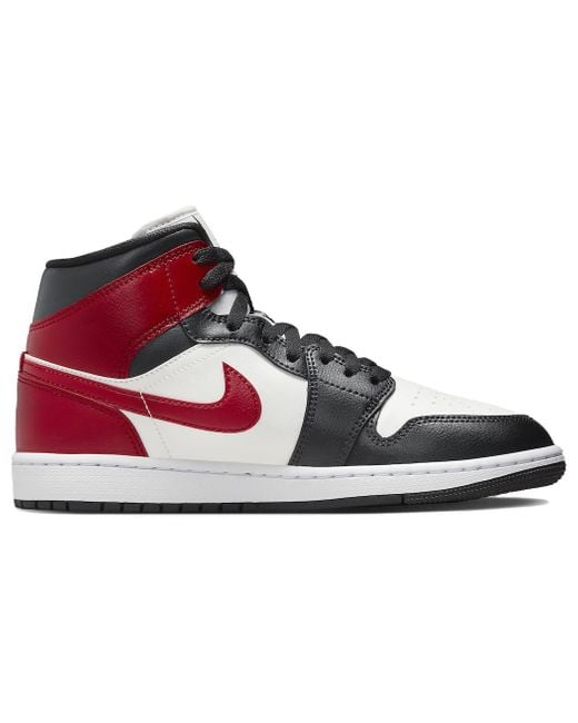 Nike Red (Wmns) 1 Mid Toe'