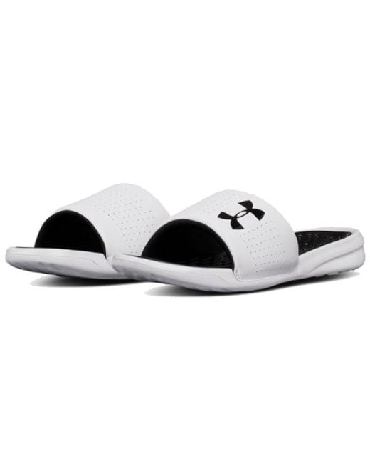 Under Armour White Playmaker Fixed Strap for men