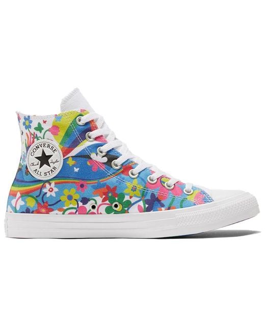 Converse Blue Chuck Taylor All Star High 'Pride' for men