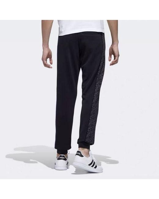 Adidas Black Neo X Pokemon Embroidered Side Printing Sports Long Pants for men