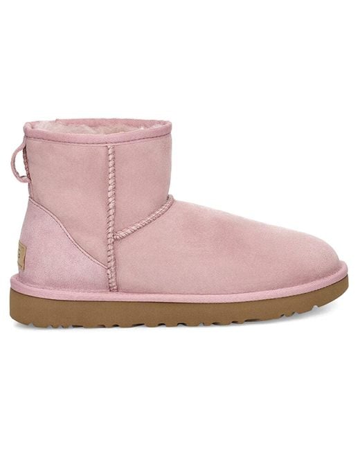 Ugg Pink (Wmns) Classic Mini Ii Fleece Lined