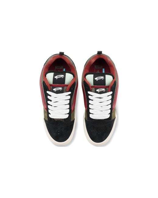 Vans Red Knu Skool Shoes 'Devils Details for men