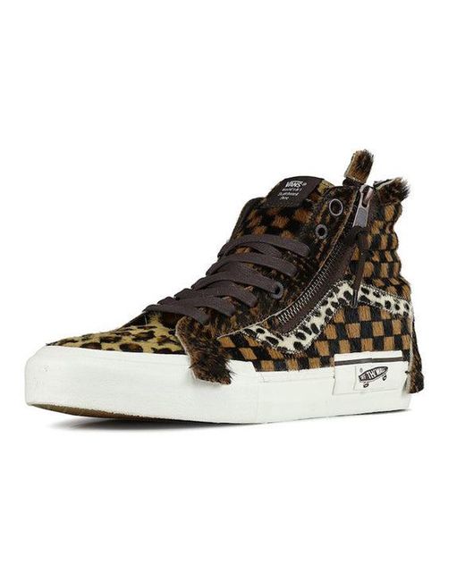 Vans Brown Sk8-Hi Cap Lx 'Animal Pack' for men