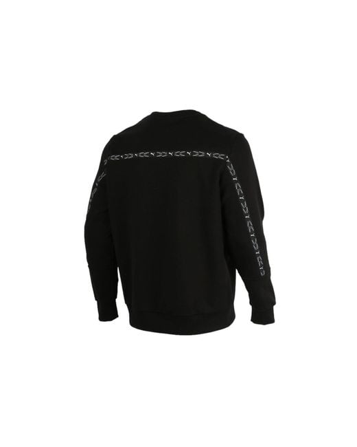 PUMA Black Elevate Crew Neck Long Sleeve Sweater for men