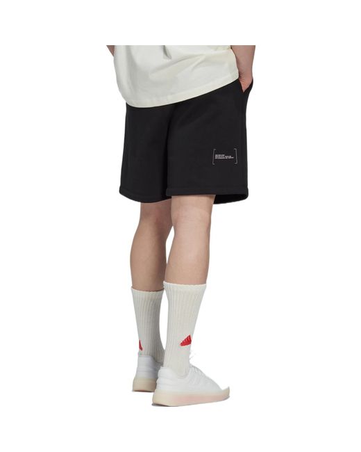 Adidas Black Solid Color Sports Shorts for men