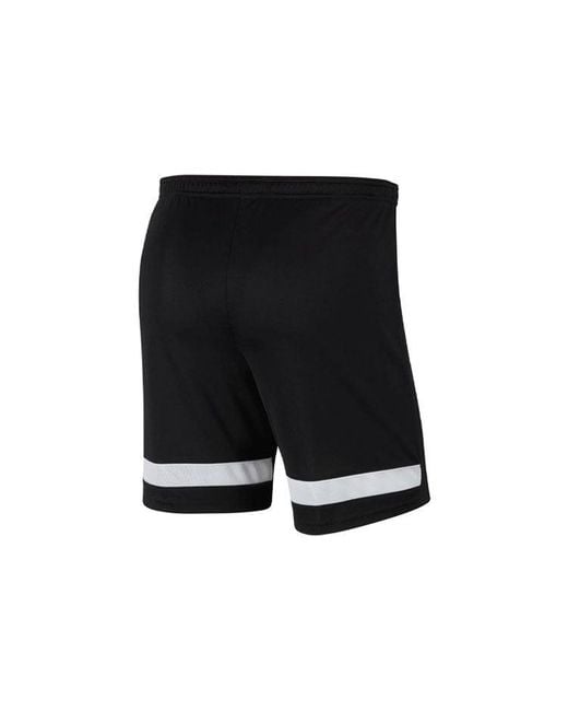Nike Black Dri-Fit Academy Casual Breathable Sports Shorts for men