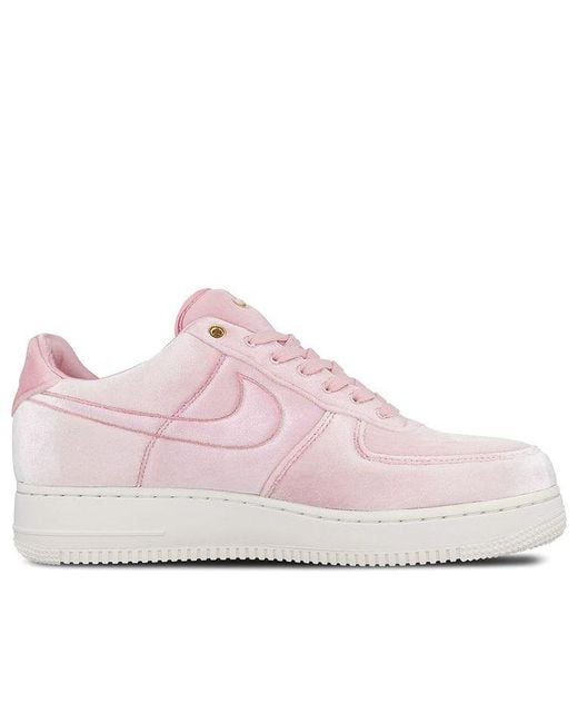 Nike Pink Air Force 1 Low '07 Premium Velour' for men