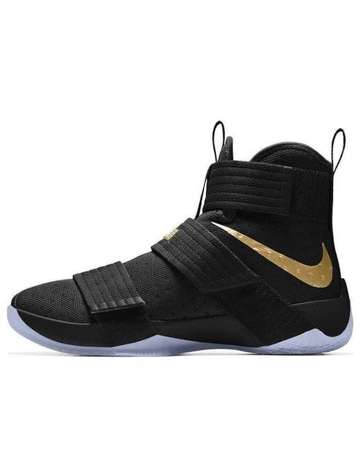 Nike Black Lebron Zoom Soldier for men