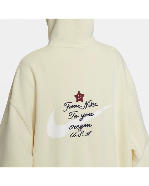 Nike White (Wmns) Sportswear Essential Fleece Jacket