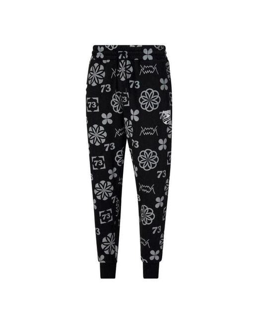 PUMA Black Booster Clyde Print Pants for men