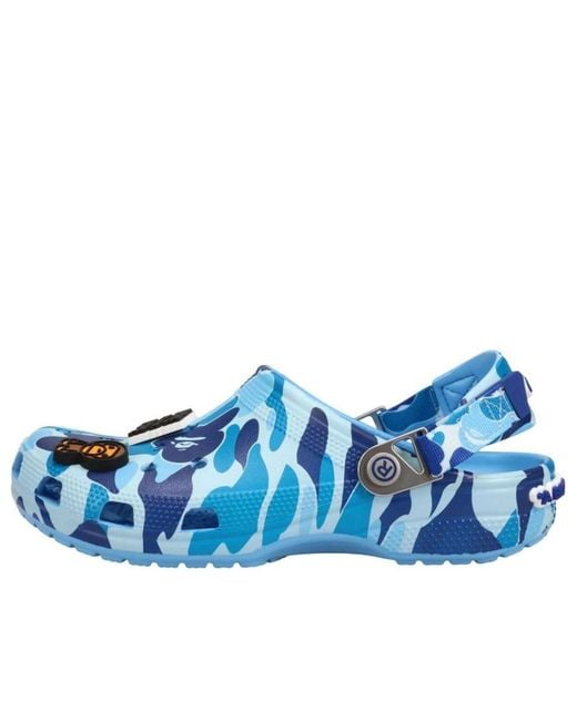 CROCSTM Blue X A Bathing Ape Clog Camo" Sneakers for men