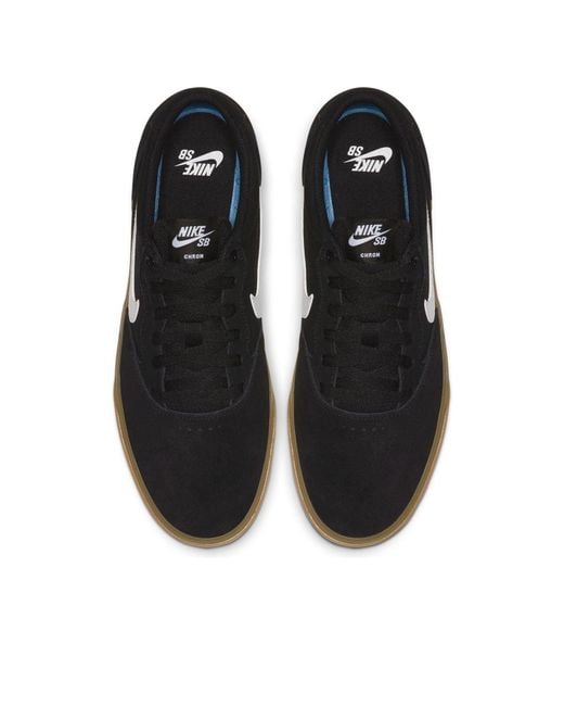 Nike Black Sb Chron Solarsoft Skate Shoe for men