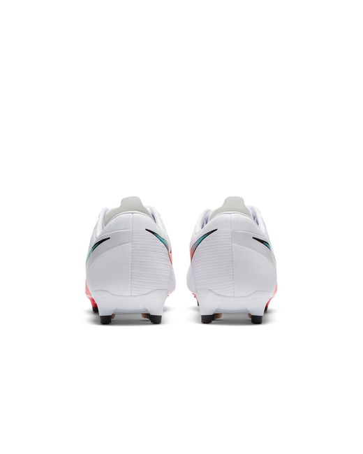 Nike White Mercurial Vapor 13 Academy Mg Flash Crimson' for men
