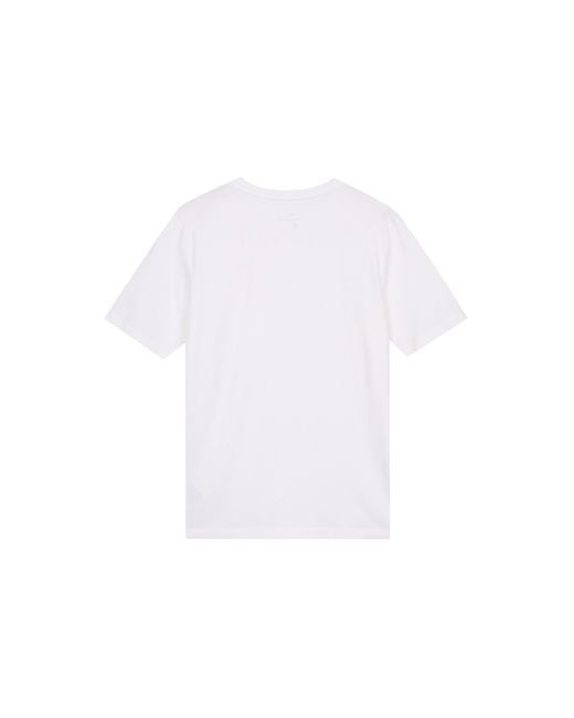 Nike White Fc Logo T-Shirt for men