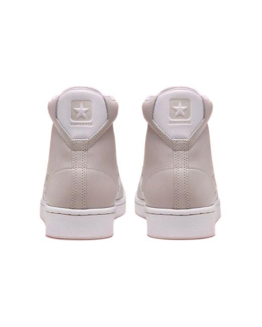 Converse Brown Pro Leather High 'Pale Putty'